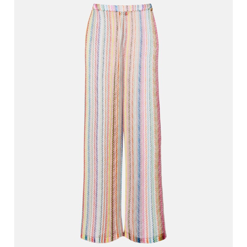 Dámské palazzo kalhoty Missoni s motivem Zigzag ve více barvách