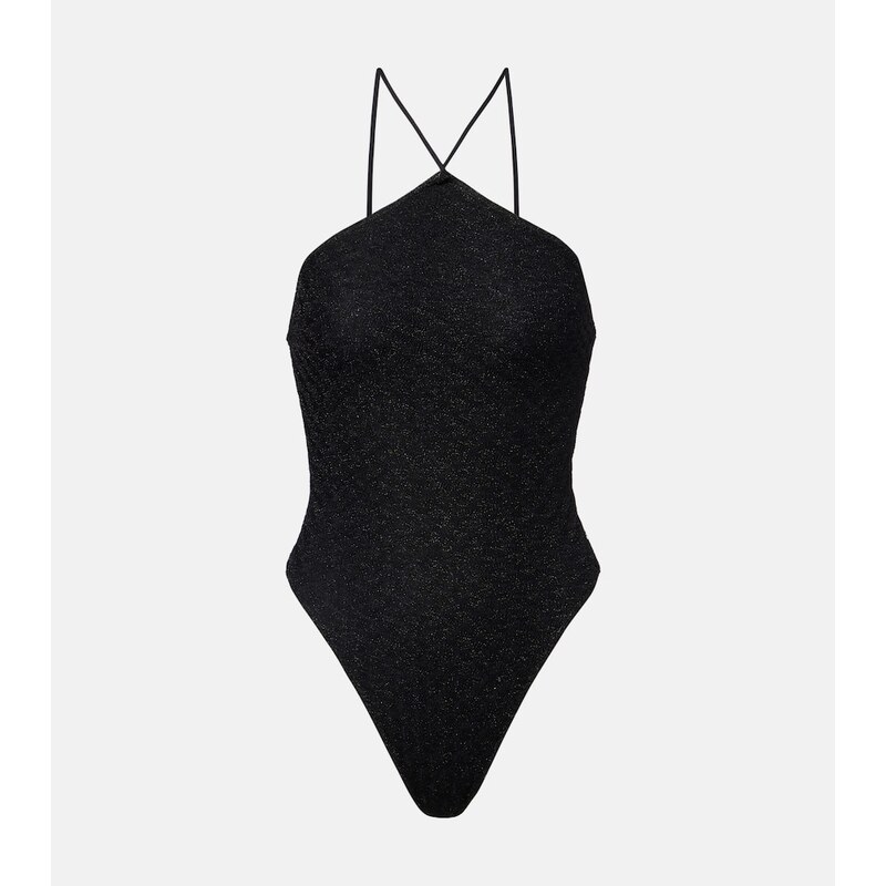 Missoni Zigzag cutout lamÃ swimsuit