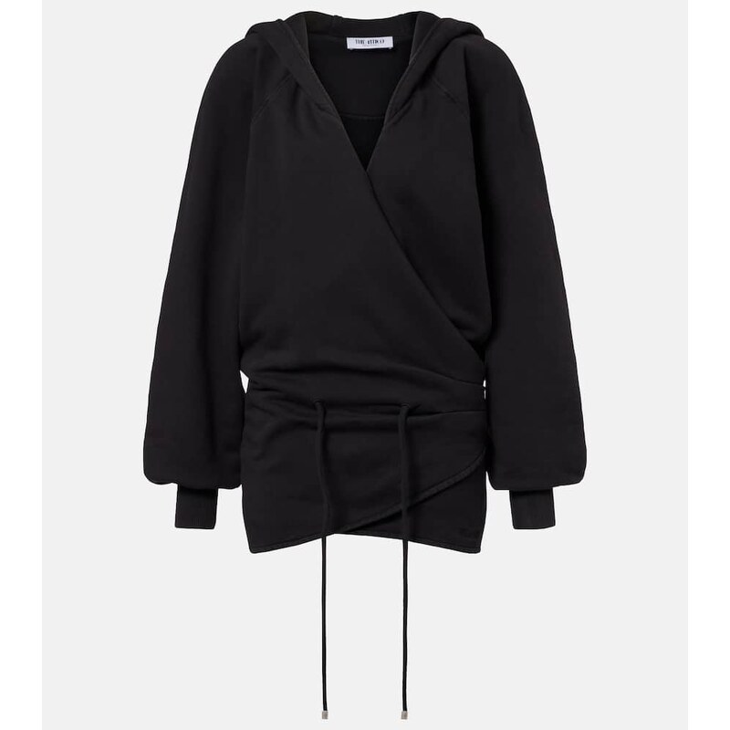 The Attico Cotton jersey sweatshirt dress