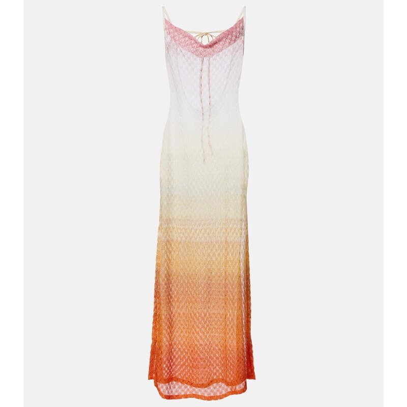 Missoni Wave lamÃ beach cover-up