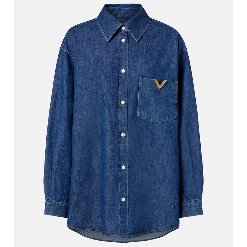 Valentino VGold chambray shirt
