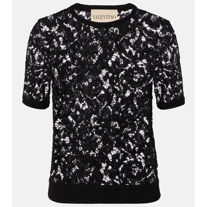 Valentino Floral lace top