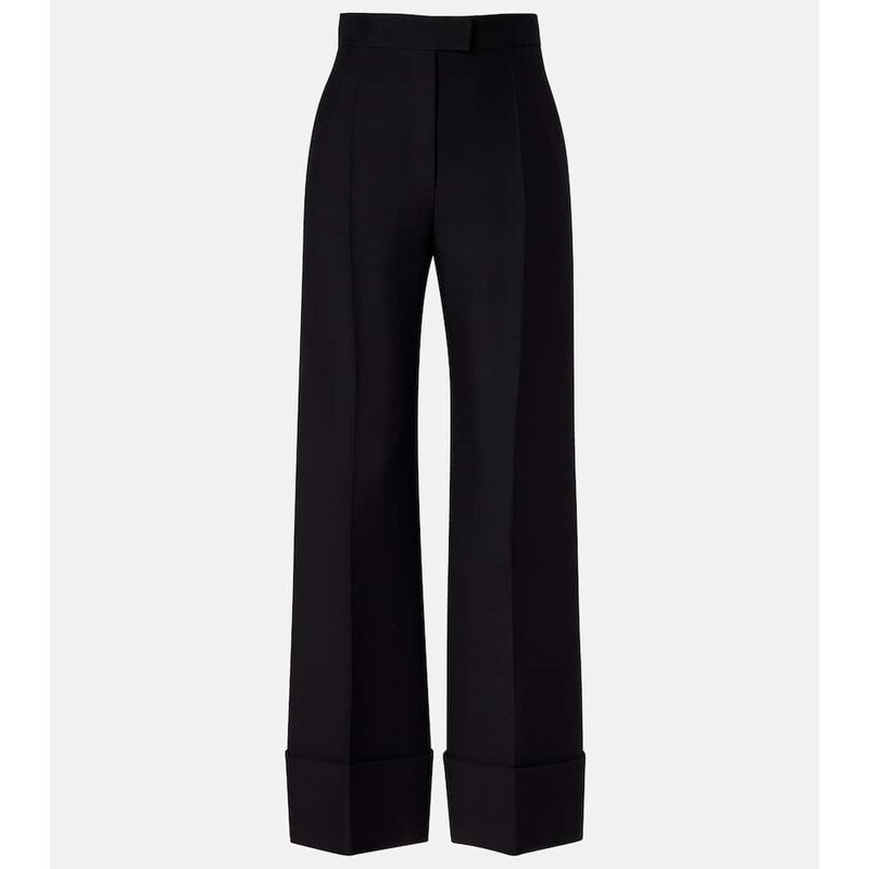 Valentino Crepe Couture wide-leg pants
