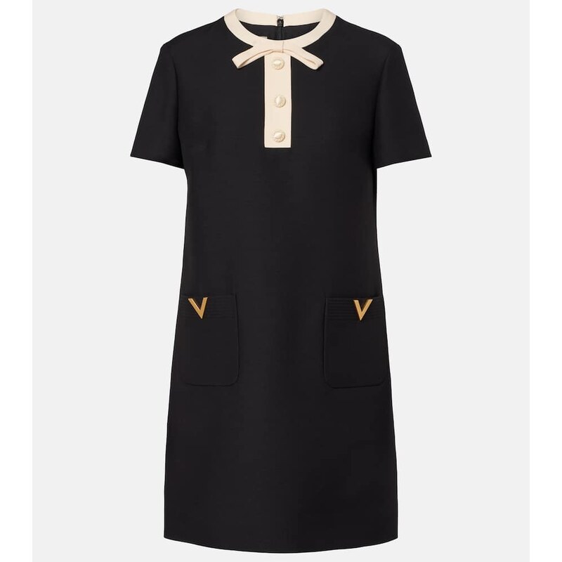 Valentino Crepe Couture VGold minidress