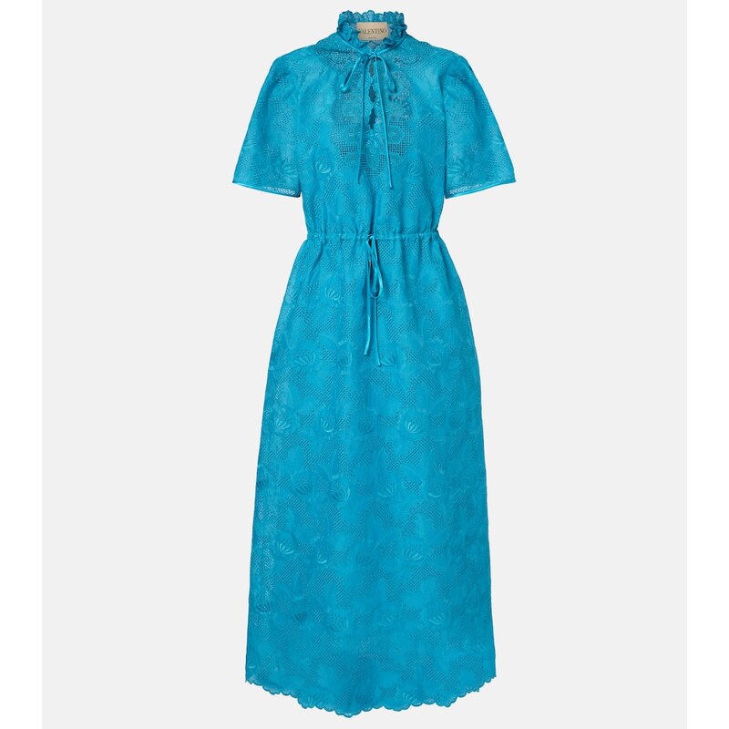 Valentino Cotton lace maxi dress