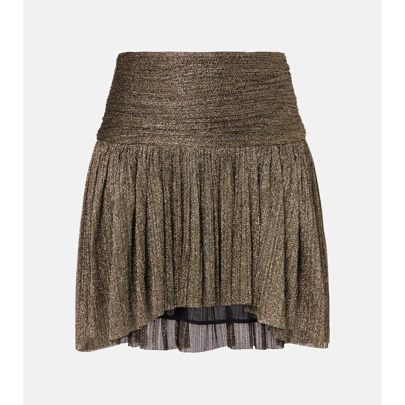 Isabel Marant Eloise asymmetric embellished miniskirt