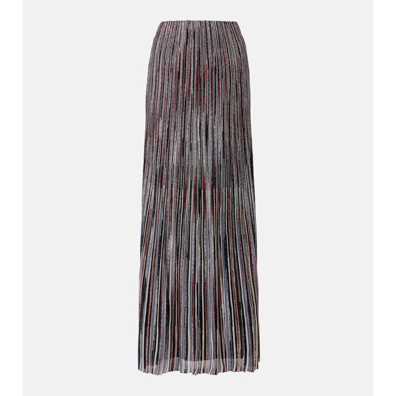 Missoni Striped lamÃ maxi skirt