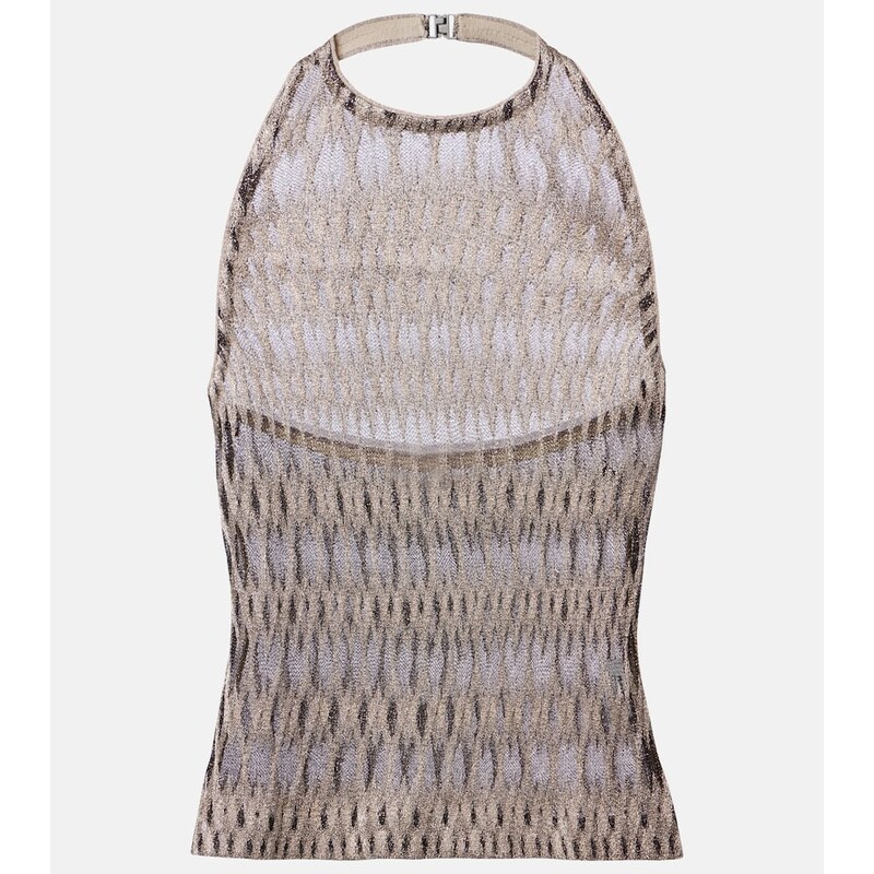 Missoni Halterneck lamÃ top