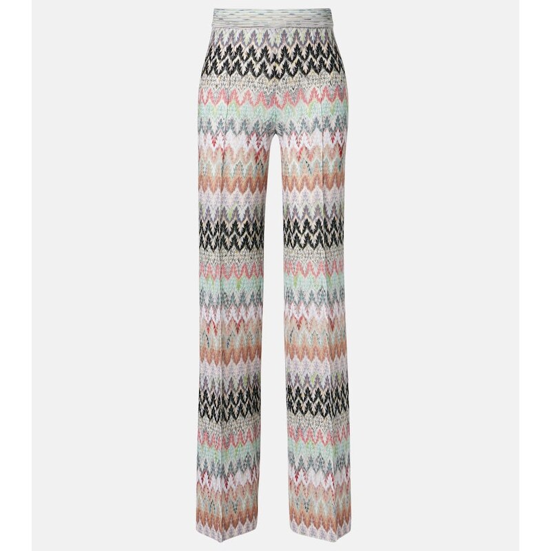 Missoni Zigzag lamÃ straight pants