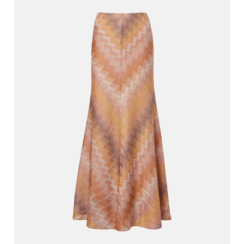 Missoni Zigzag lamÃ maxi skirt