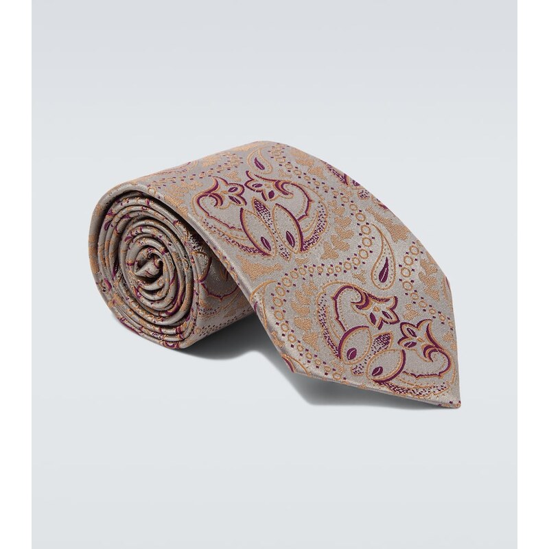 Charvet Paisley silk jacquard tie