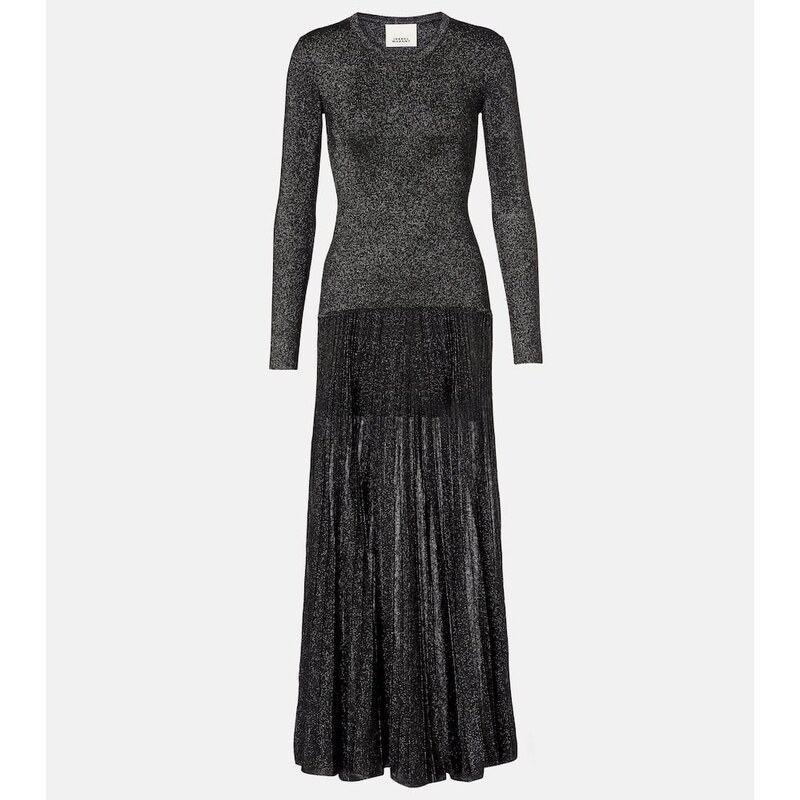 Isabel Marant Guetty pleated maxi dress