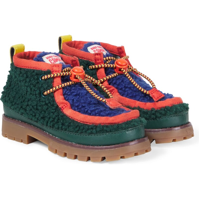 Bobo Choses x Camper Brutus colorblocked teddy boots