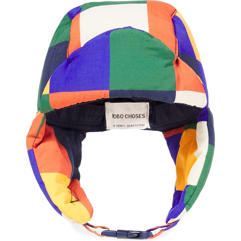 Bobo Choses Multicolor Tiles trapper hat