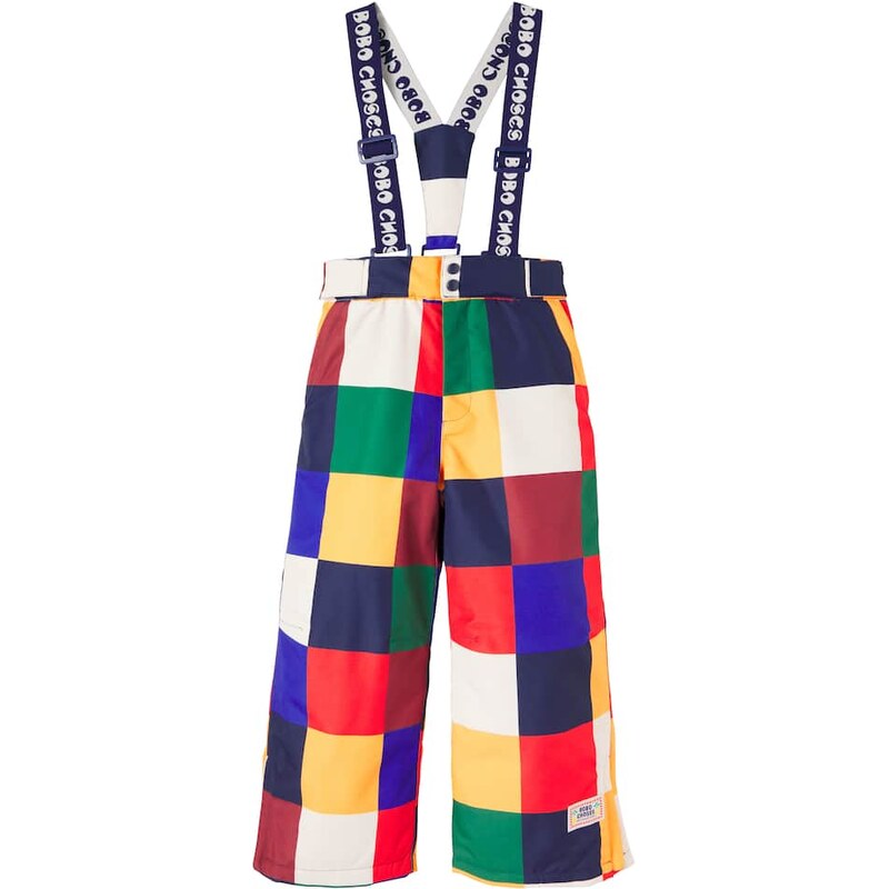 Bobo Choses Multicolor Tiles ski salopettes