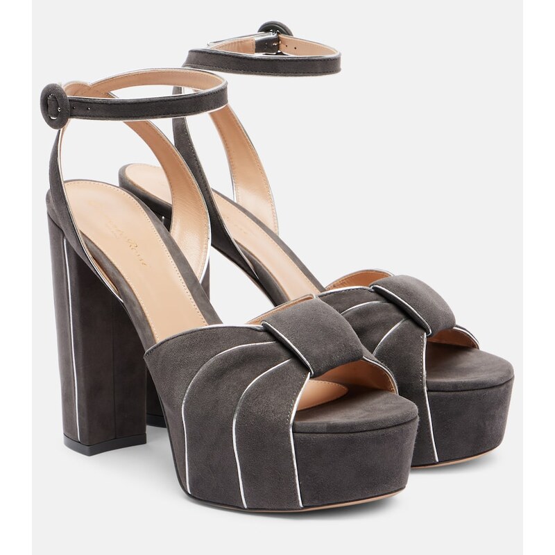 Gianvito Rossi 125 suede platform sandals