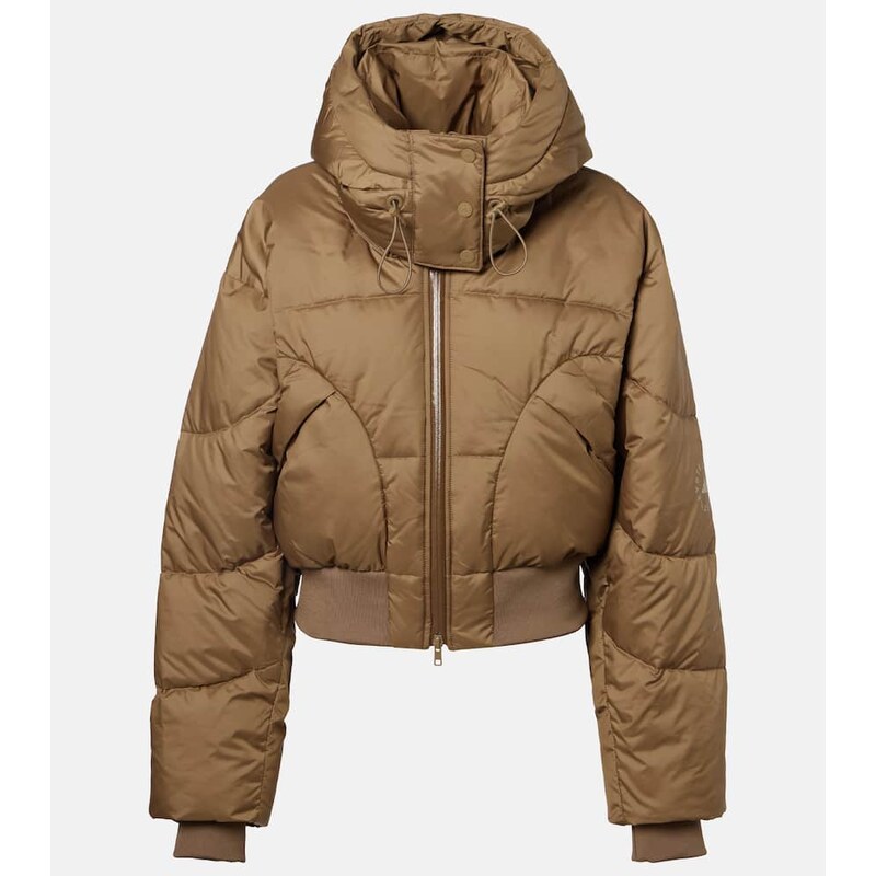 Adidas by Stella McCartney Hooded cropped jacket