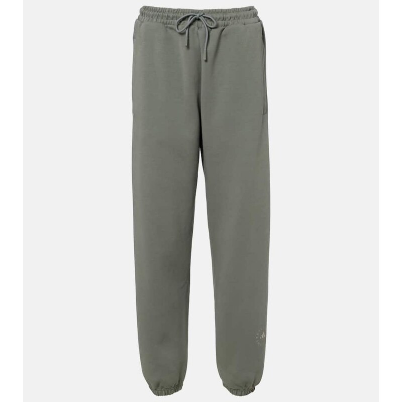 Adidas by Stella McCartney Cotton-blend fleece sweatpants