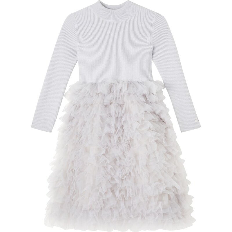 Donsje Cecilly ruffled wool-blend tulle dress