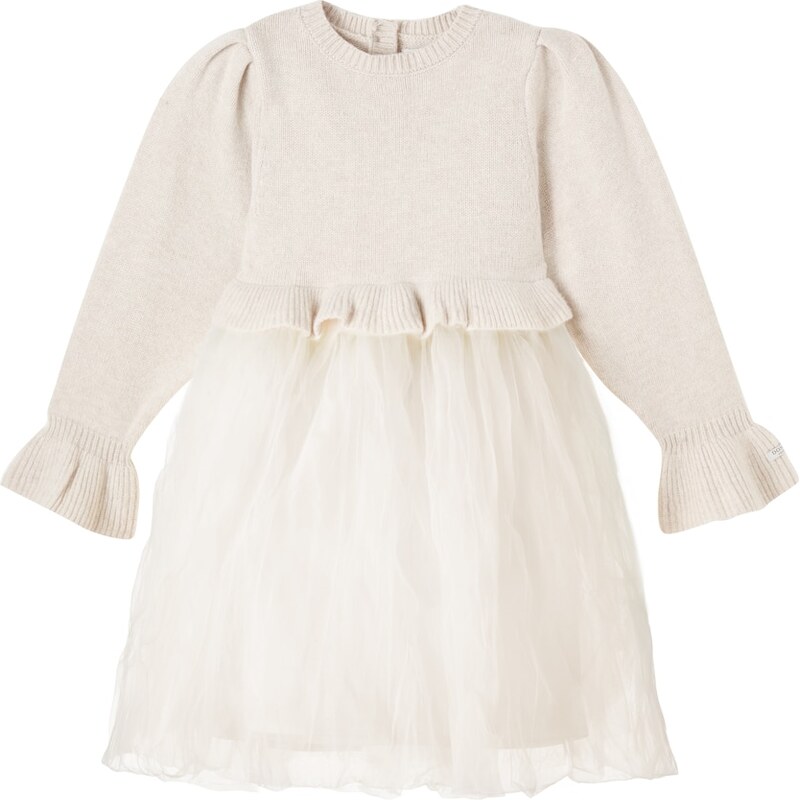 Donsje Paulien paneled wool-blend dress