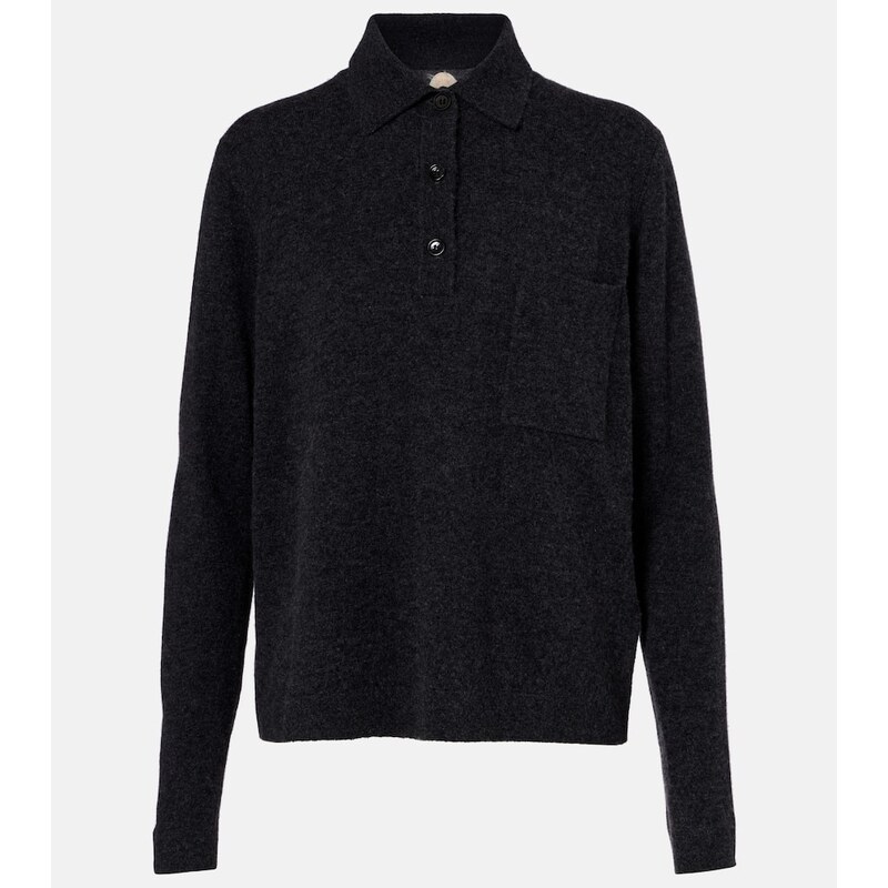 Jardin des Orangers Wool and cashmere polo sweater
