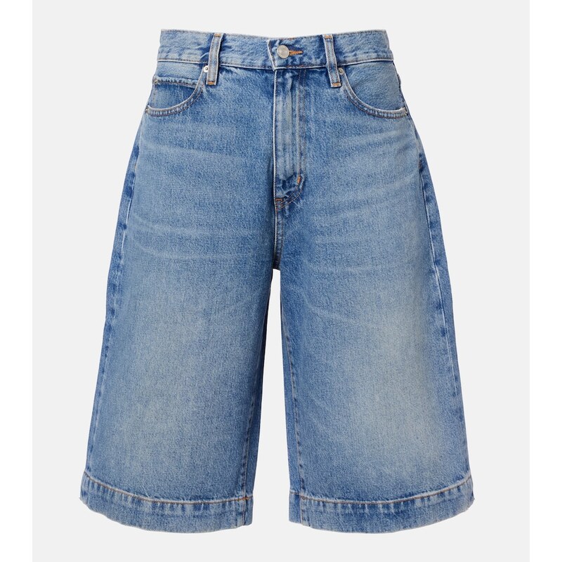 Frame x Amelia Gray Jort high-rise denim shorts