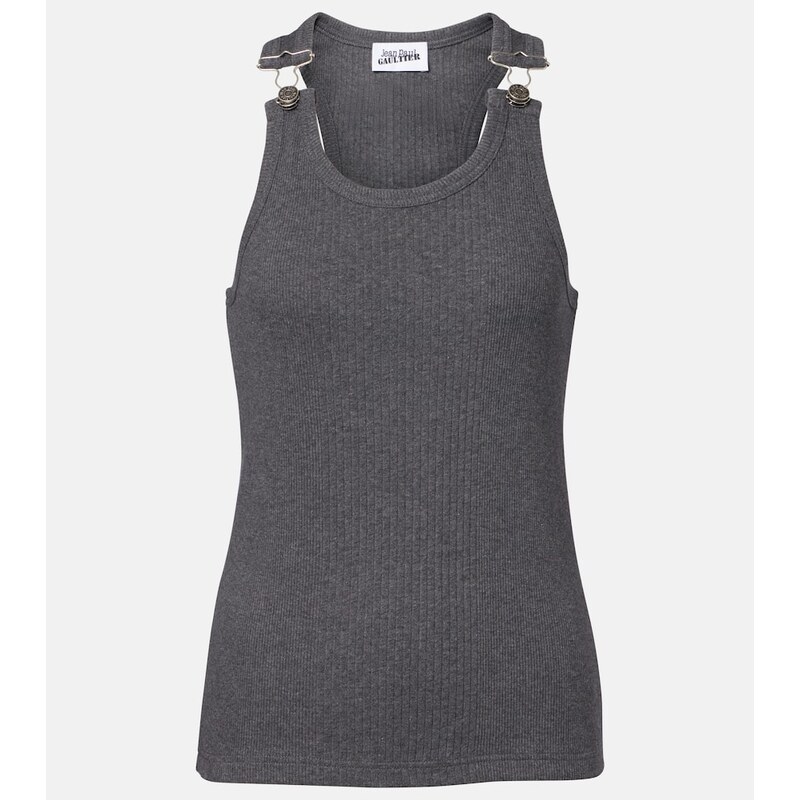 Jean Paul Gaultier Cotton jersey tank top