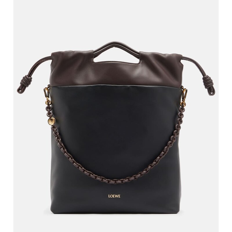 Loewe Flamenco leather clutch