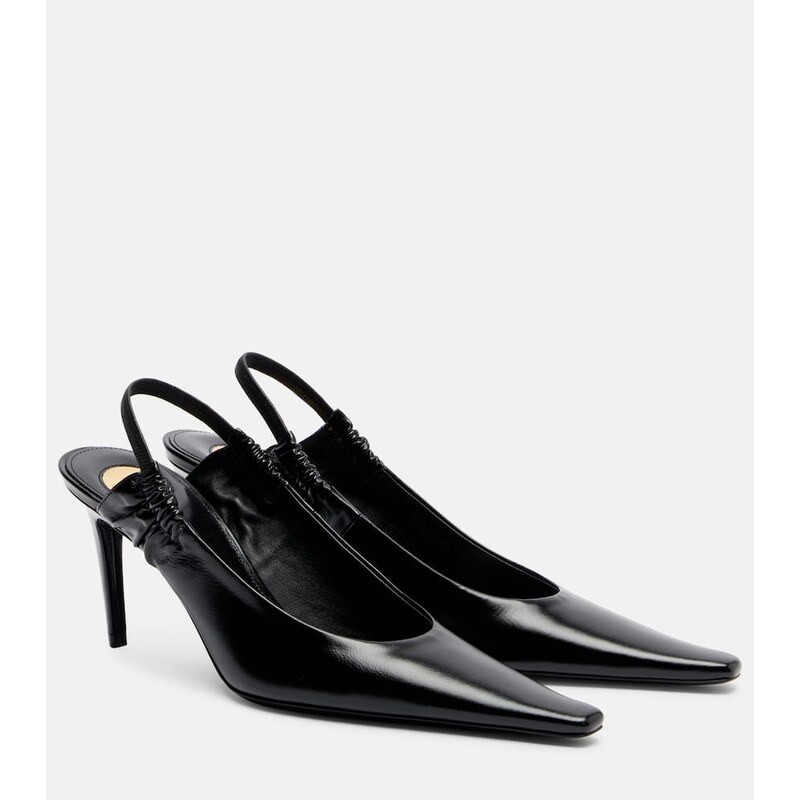 Saint Laurent Anne-Marie leather slingback pumps