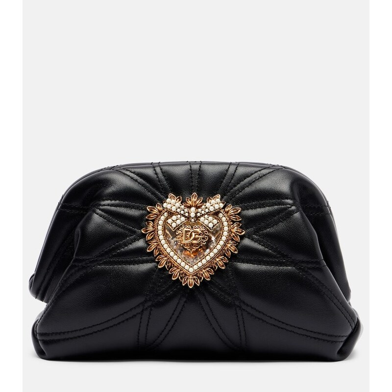 Dolce&Gabbana Devotion Small leather shoulder bag