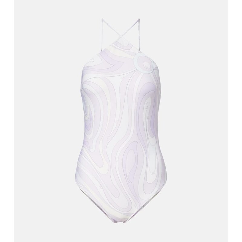Pucci Marmo halterneck swimsuit