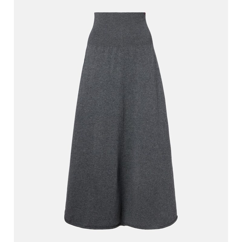 Extreme Cashmere NÂ°388 Ease cashmere-blend maxi skirt