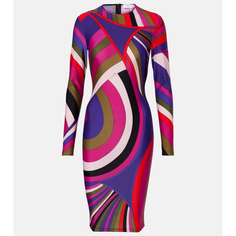 Pucci Printed jersey minidress