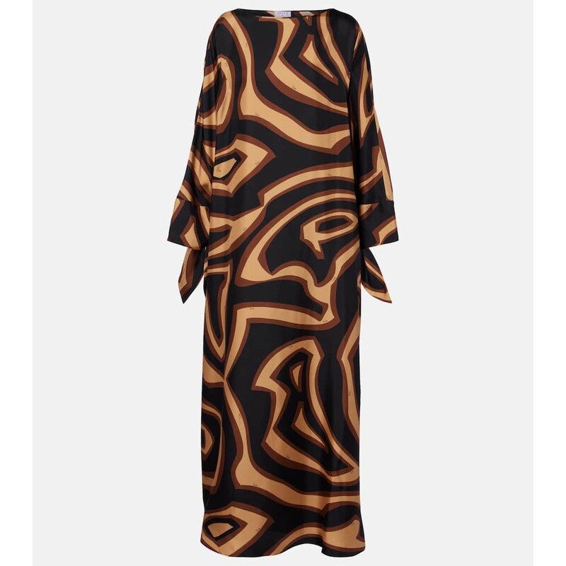 Pucci Labirinto silk satin kaftan