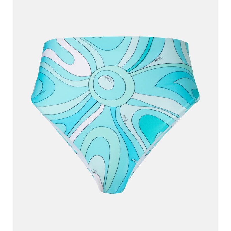 Pucci Marmo high-rise bikini bottoms