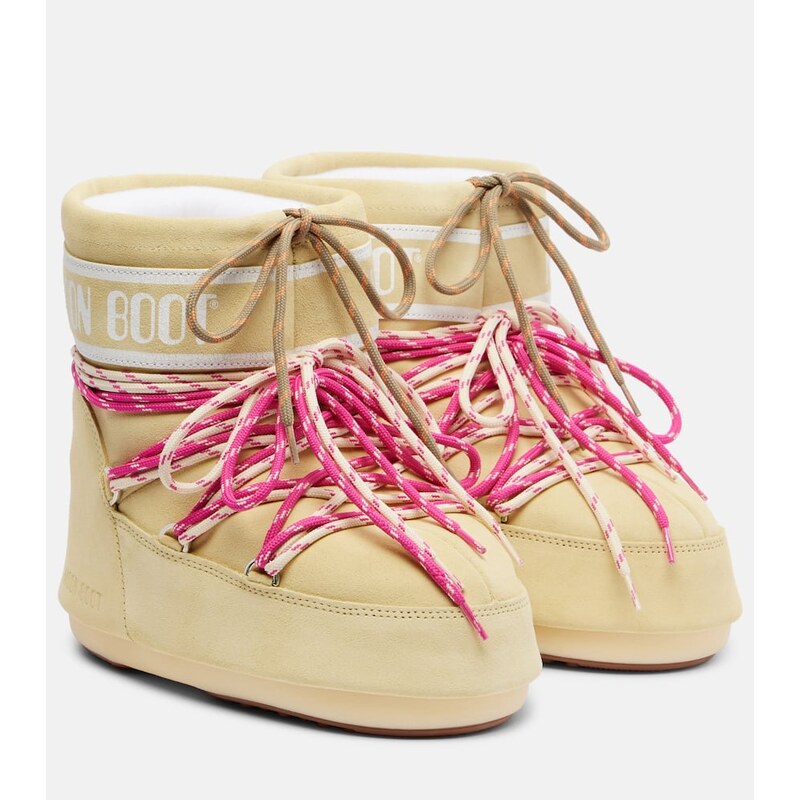 Moon Boot Icon Low suede snow boots