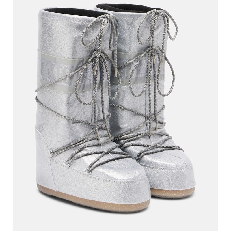 Moon Boot Icon glitter knee-high snow boots