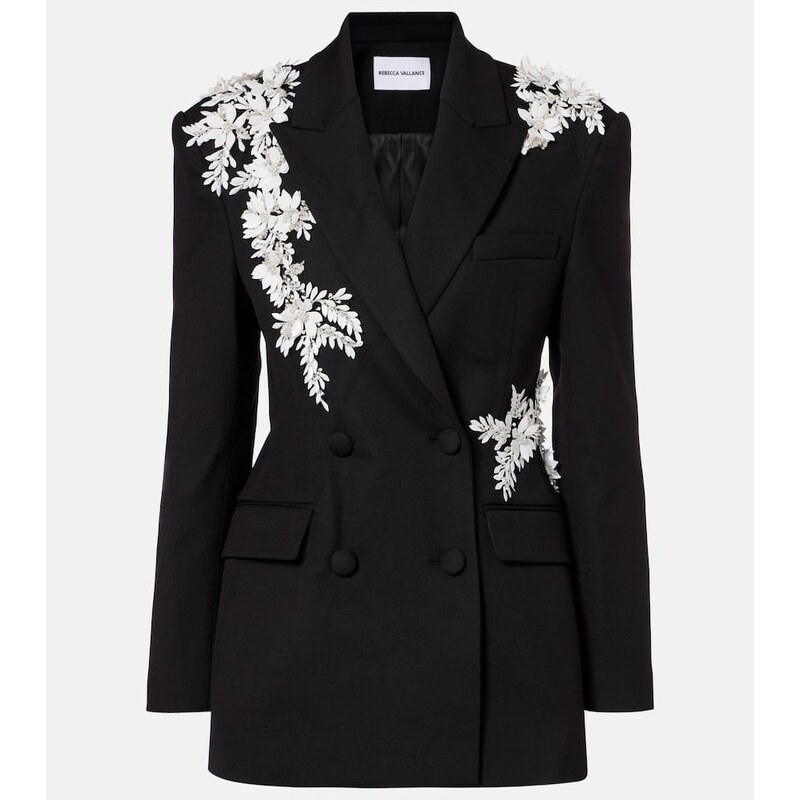 Rebecca Vallance Danna floral-appliquÃ blazer