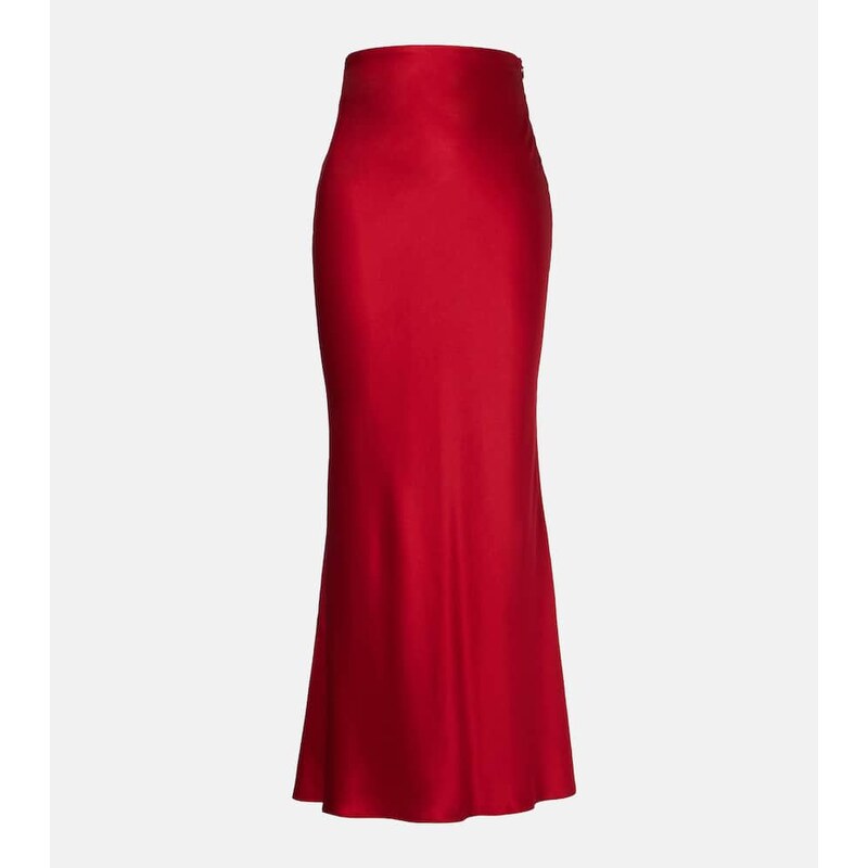 The Sei Silk charmeuse maxi skirt