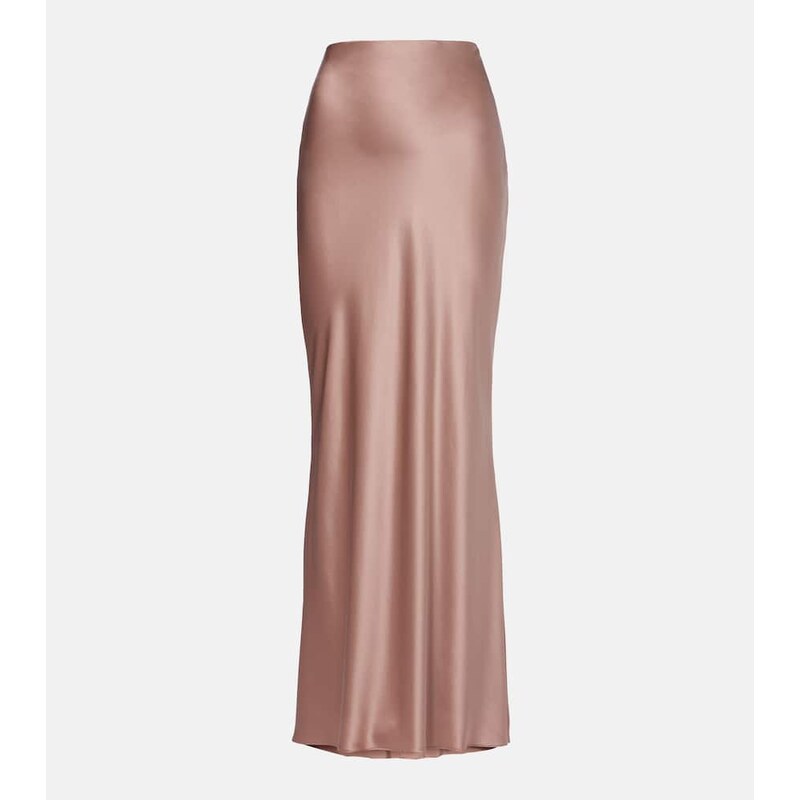 The Sei Silk satin maxi skirt