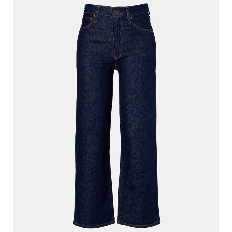 Agolde Ren Crop high-rise wide-leg jeans