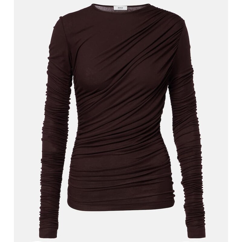 Agolde Tania Twist ruched top