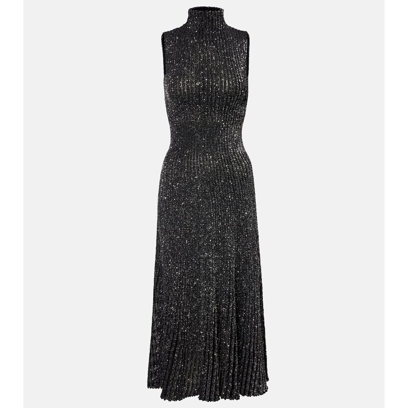 Alaia AlaÃ¯a Sequined midi dress