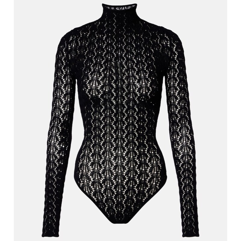 Alaia AlaÃ¯a Jersey bodysuit