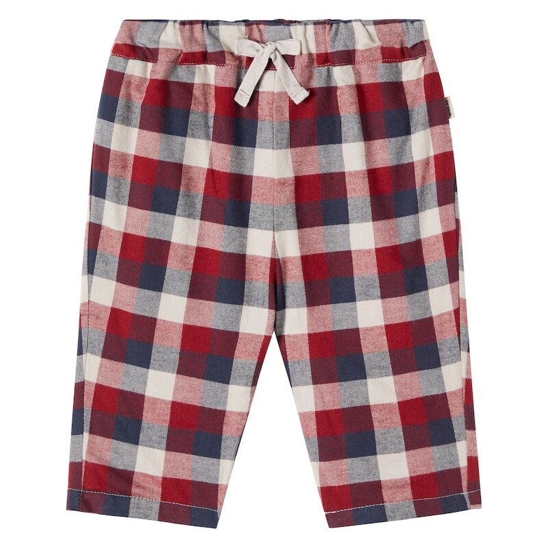 Wheat Baby Arne checked cotton pants