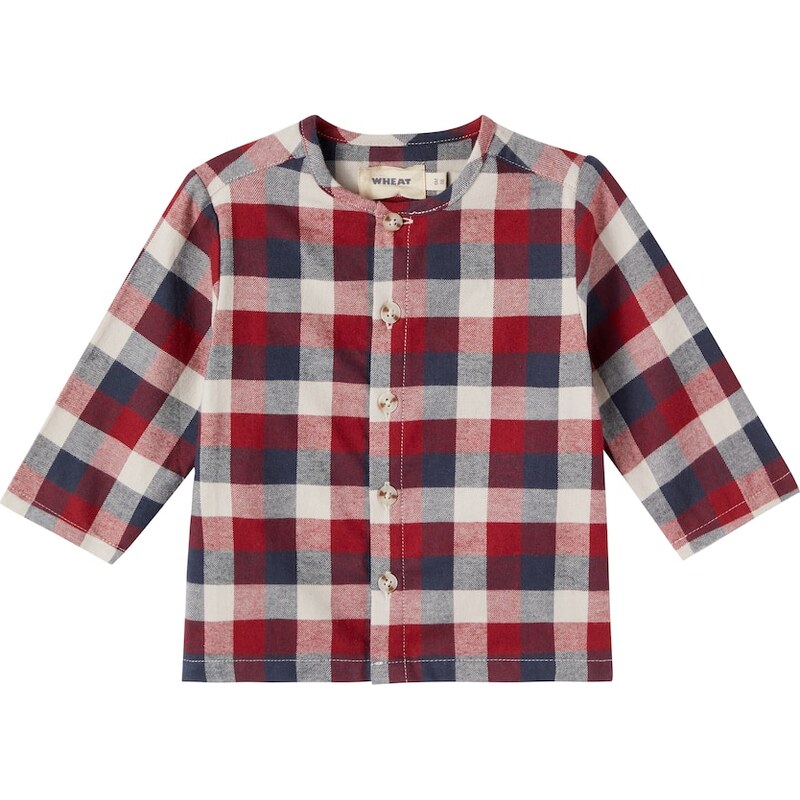 Wheat Baby Shelby checked cotton shirt