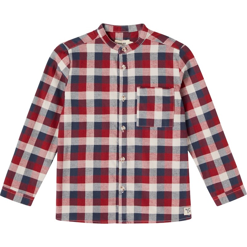 Wheat Willum checked cotton shirt