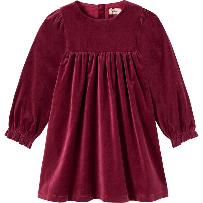 Wheat Elvira cotton velvet dress
