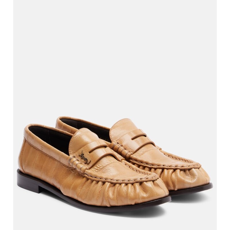 Saint Laurent Eel leather penny loafers