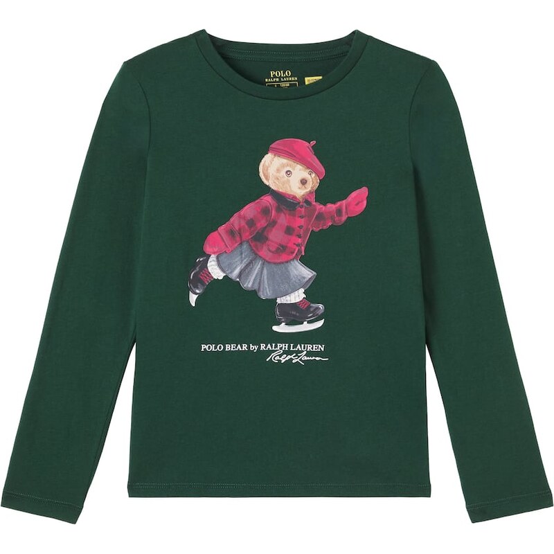 Polo Ralph Lauren Kids Polo Bear cotton jersey T-shirt